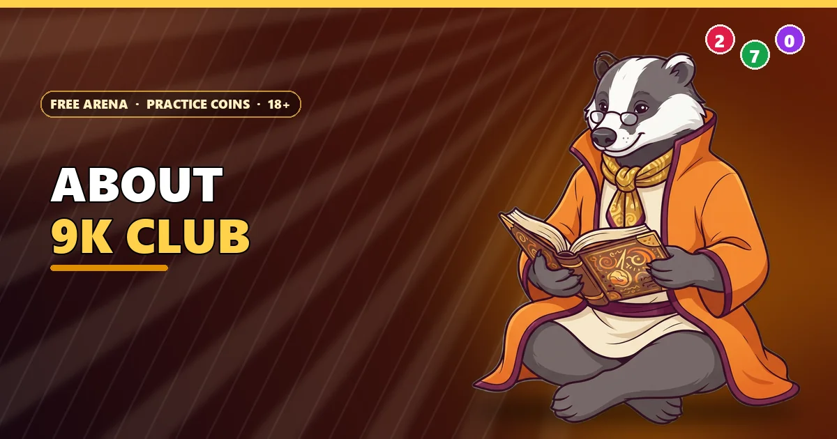 Badger scholar reading a book for the About 9K Club page