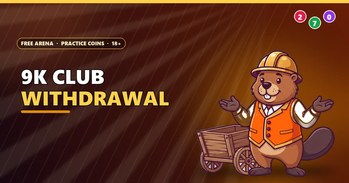 Beaver vault keeper beside an empty cart for the 9K Club withdrawal guide
